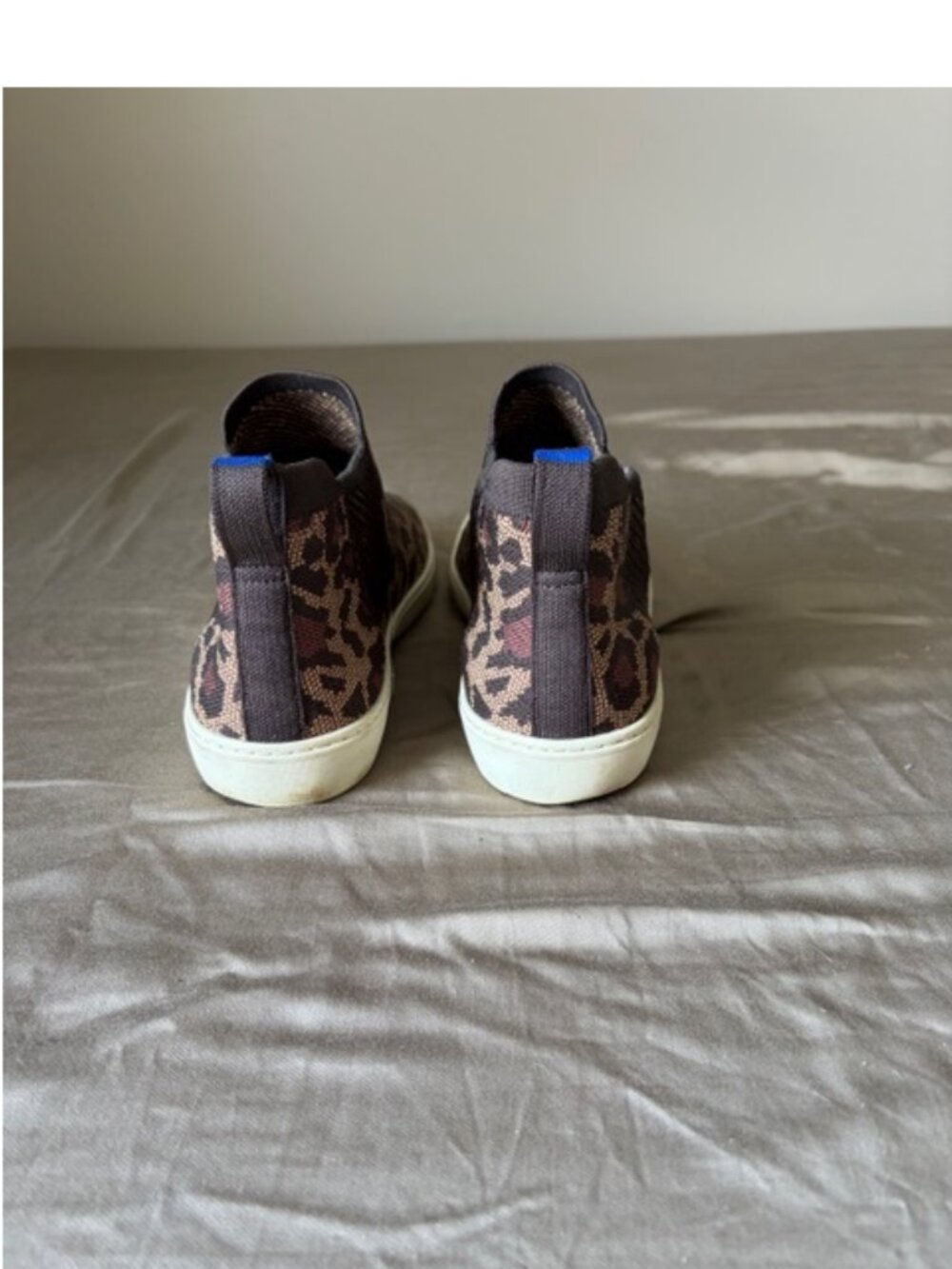 Rothy's leopard print chelsea-style sneakers- size 11 - Picture 4 of 7
